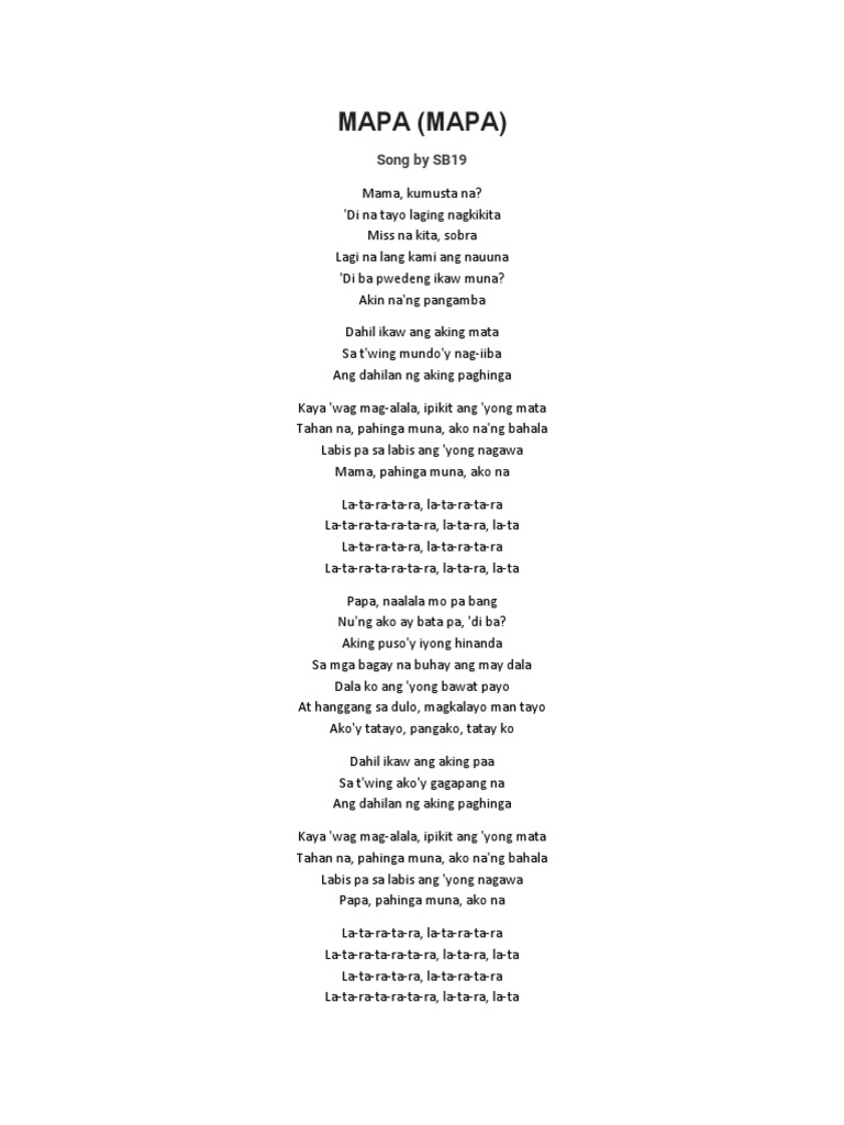 C and P Songs | PDF