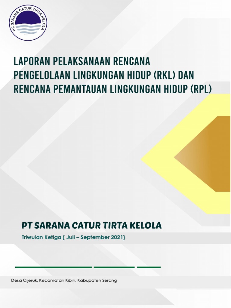 Laporan RKL-RPL PT Sarana Catur 2021 | PDF | Teknologi & Rekayasa