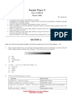 CBSE Class 10 Science Sample Paper 3