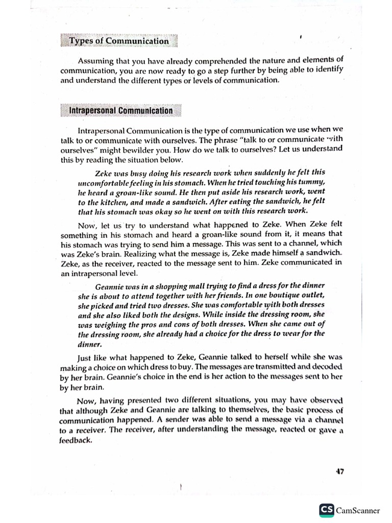 Types of Communication PDF