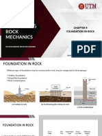 Chapter 6 - Foundation in Rock
