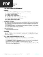 17.2.6 Lab - Attacking A mySQL Database