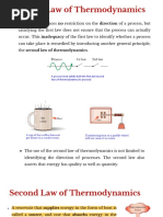 Second Law of Thermodynamics: A Process Must Satisfy Both The First and Second Laws of Thermodynamics To Proceed