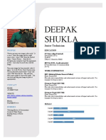 Deepak Shukla New CV Format