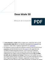 Dose Létale 50