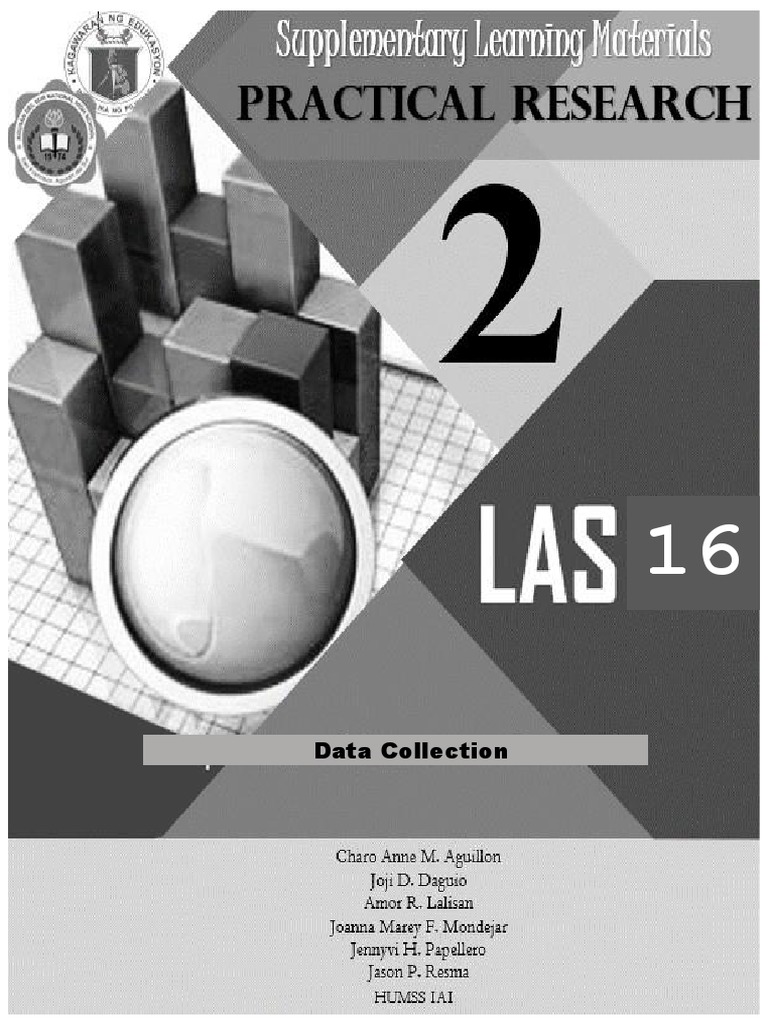 Practical Research 2: Data Collection Guide | PDF | Test (Assessment ...