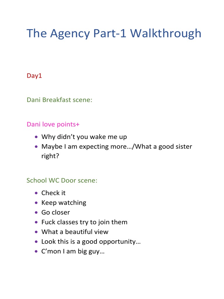 The Agency Part1 Pdf