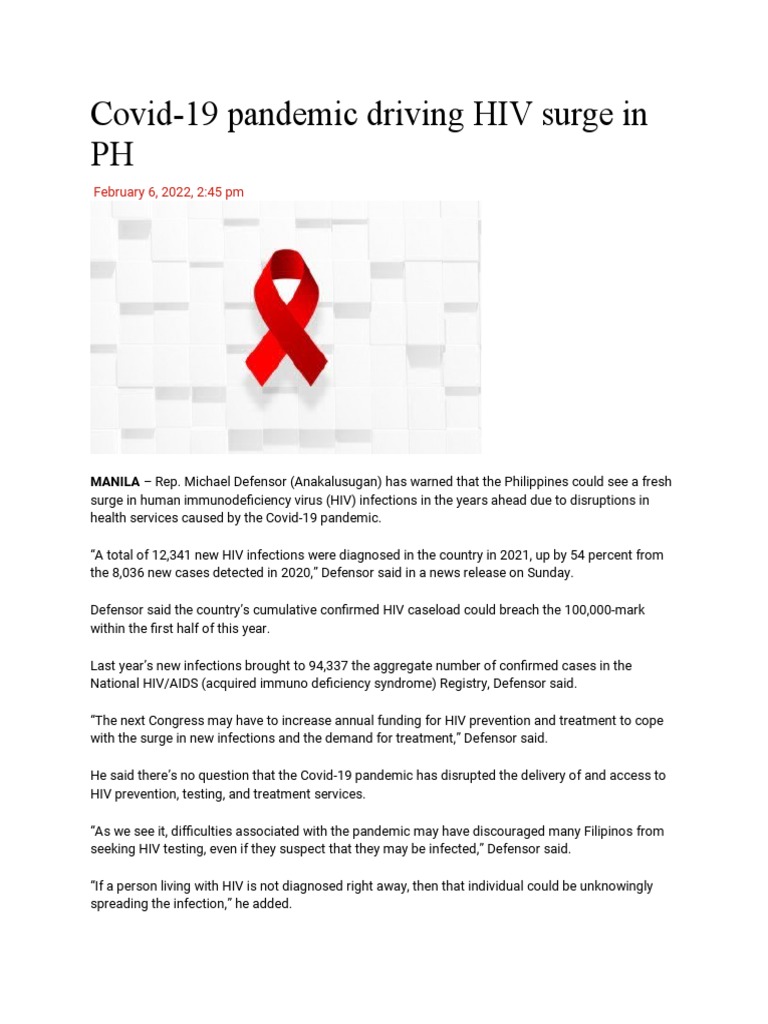 Mod 1 Eapp News Article Print | PDF | Hiv/Aids | Hiv