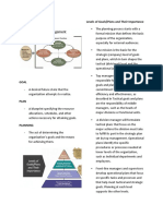 Planning Goals and Organizational Structure