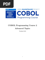 COBOL Programming Course 2 Advanced Topics