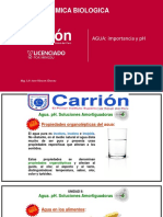 Importancia del agua y pH en la química biológica