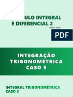 3.3 Integral Trigonométrica Tipo 5