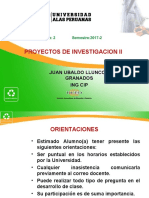 Investigación II Planteamiento