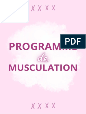 eBook PDF : Programme musculation maison