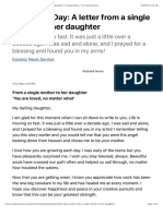 Letter Single Mother IE