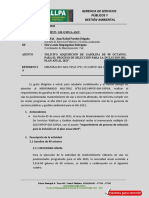 Solicitud de gasolina 90 octanos mantenimiento vías 2023