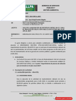 INFORME #001-2023-Memorando 002 PETROLEO