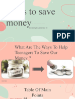 3 ways teens can save money