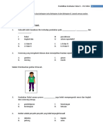 Ujian Akhir Tahun KSSR Tahun 5 Pendidikan Kesihatan Set5