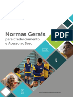 Normas Gerais para Credenciamento e Acesso Ao Sesc