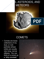 Comets - Asteroids - and Meteors