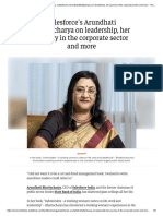 Arundhati Bhattacharya - Salesforce's Arundhati Bhattacharya On Leadership, Her Journey in The Corporate Sector and More - The Economic Times