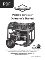 Briggs & Stratton 30664 Generator Manual