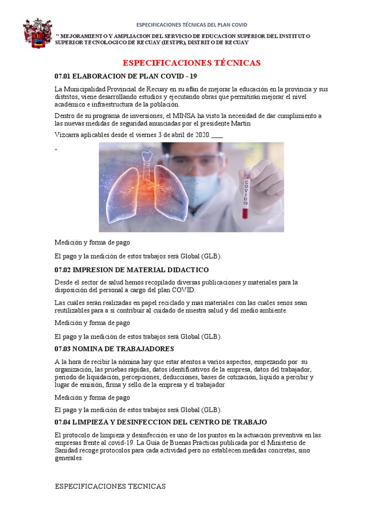 Plan Covid 2021 | PDF | Lavado de manos | Medicina