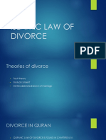 Islamic Law of Divorce