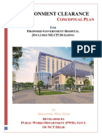 Proposed 600-Bed Govt Hospital (Includes MLCP) Building Conceptual Plan