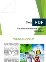 Biotecnologia. Tratamiento de Aguas Residuales