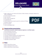 DMV Cheat Sheet