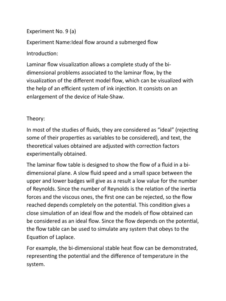 9 A PDF Fluid Dynamics Reynolds Number