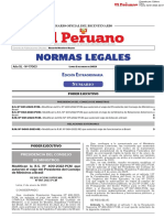 Normas Legales: Dición Xtraordinaria