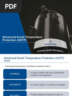 Advanced Scroll Temperature Protection Overview
