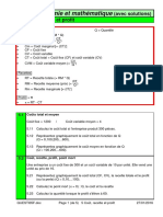 5 Cout Recette Et Profit