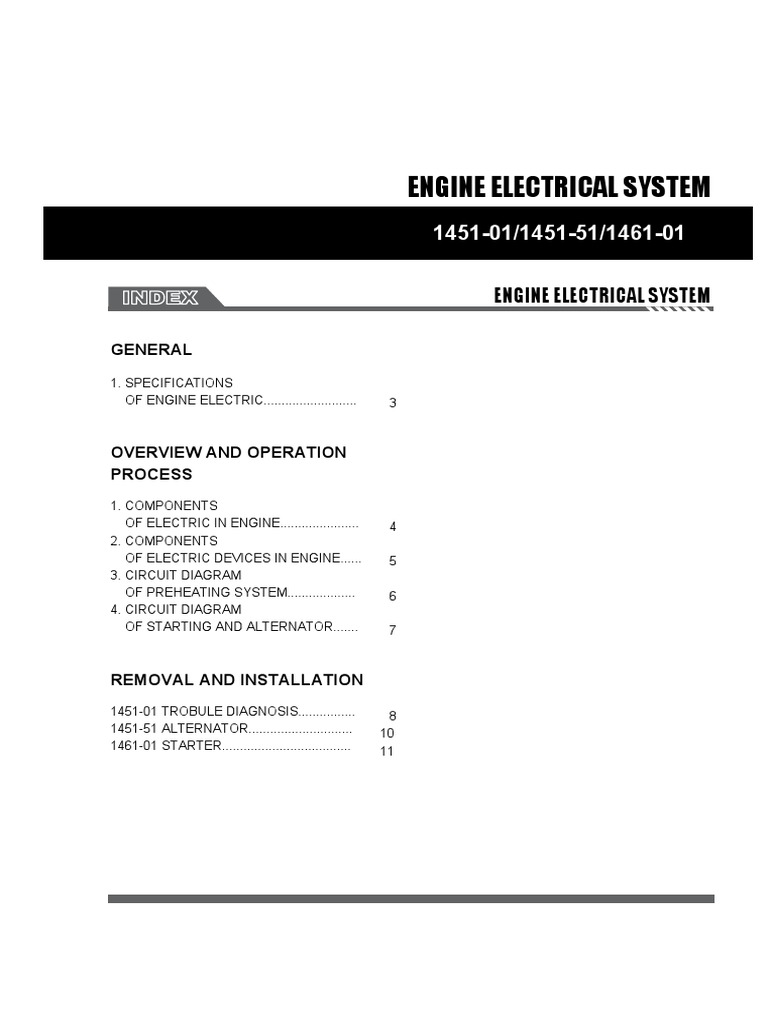 8.engine Electrical System PDF Engines Electrical Connector