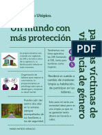 Póster Verde Minimalista Monótono Salud Mental Síntomas de Depresión Salud Información