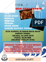 Pamflet Pawai Obor