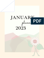 January 2023 Monthly Planner