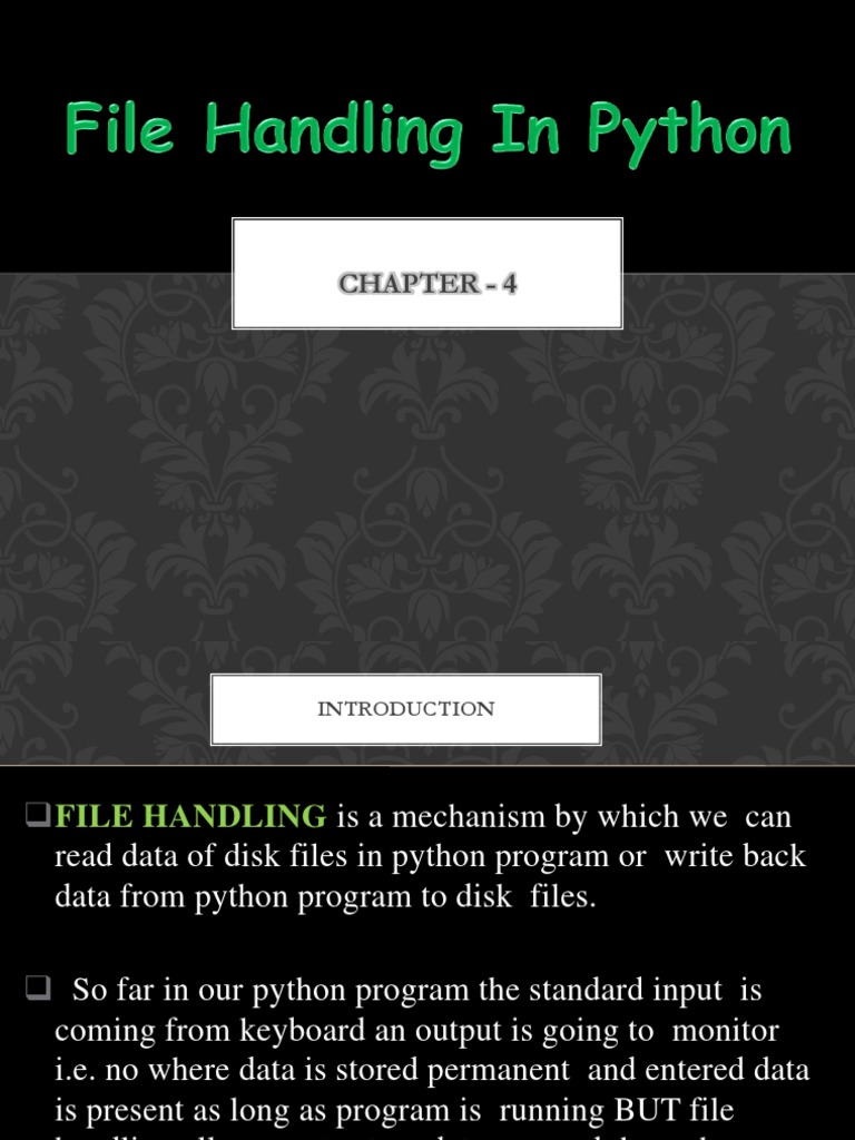 File Handling 2022 - Complete Notes | PDF | Computer File | Pointer ...