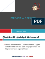 Përgatitja e Draftit