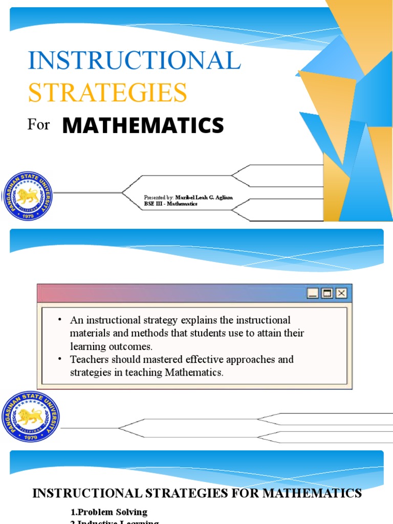 Effective Math Instruction Strategies | PDF | Learning | Teaching Method