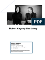 Robert Kegan y Lisa Lahey: Telmo Becerra