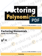 Factoring (1 of 4) (E-Skul NG Bayan)