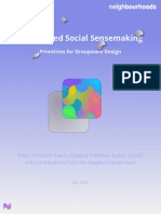 Distributed Social Sensemaking