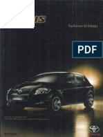 Toyota Auris 2007 Owners Manual