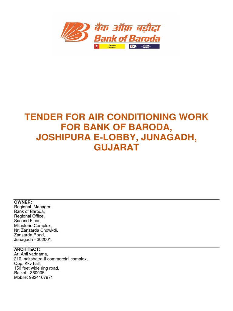 PartA General Condition For Air Conditioning Work PDF Architect