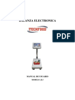 Balanza Electronica Techfood Jl3 Manual de Usuario