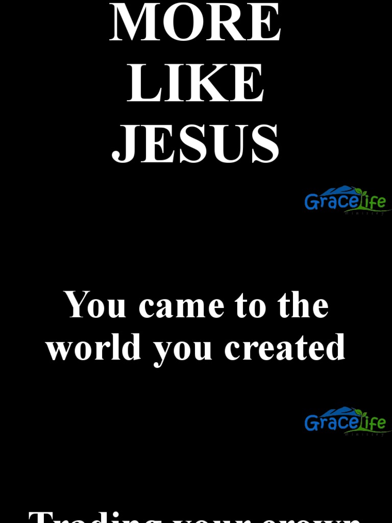 More Like Jesus | PDF